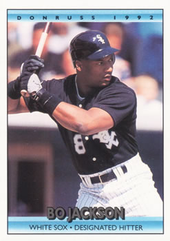#470 Bo Jackson - Chicago White Sox - 1992 Donruss Baseball