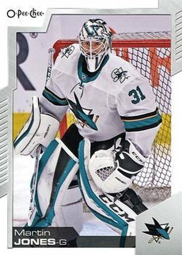 #470 Martin Jones - San Jose Sharks - 2020-21 O-Pee-Chee Hockey