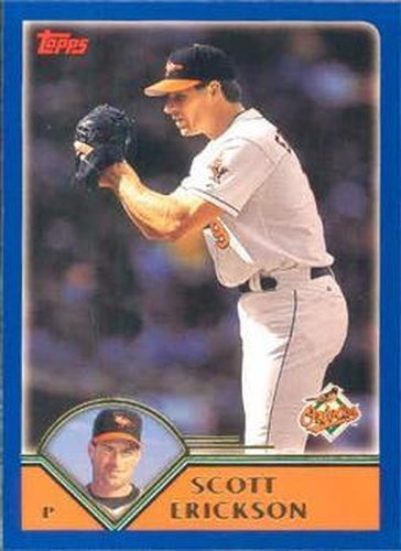 #470 Scott Erickson - Baltimore Orioles - 2003 Topps Baseball