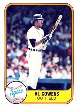 #471 Al Cowens - Detroit Tigers - 1981 Fleer Baseball