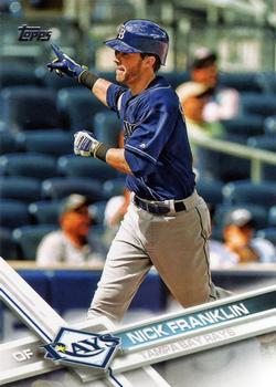 #471 Nick Franklin - Tampa Bay Rays - 2017 Topps Baseball