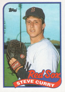 #471 Steve Curry - Boston Red Sox - 1989 Topps Baseball