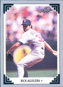 #471 Rick Aguilera - Minnesota Twins - 1991 Leaf Baseball