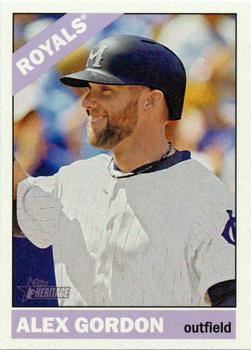 #471b Alex Gordon - Kansas City Royals - 2015 Topps Heritage Baseball