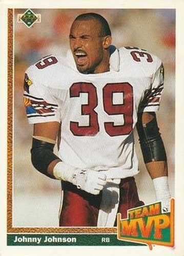 #472 Johnny Johnson - Phoenix Cardinals - 1991 Upper Deck Football