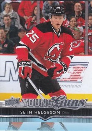 #472 Seth Helgeson - New Jersey Devils - 2014-15 Upper Deck Hockey