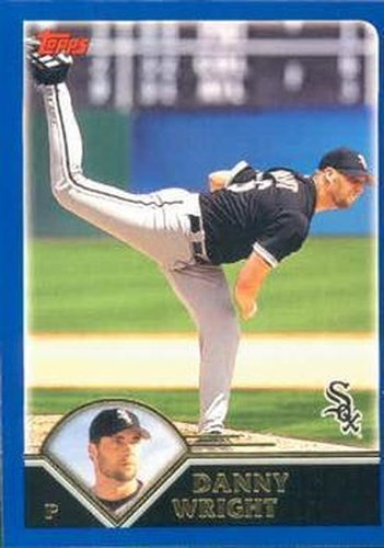 #472 Danny Wright - Chicago White Sox - 2003 Topps Baseball