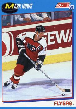 #472 Mark Howe - Philadelphia Flyers - 1991-92 Score Canadian Bilingual Hockey