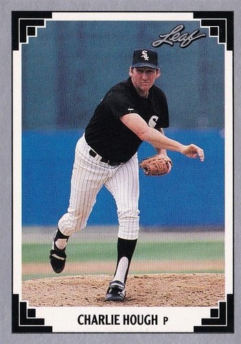 #472 Charlie Hough - Chicago White Sox - 1991 Leaf Baseball