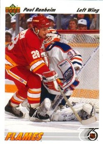 #472 Paul Ranheim - Calgary Flames - 1991-92 Upper Deck Hockey