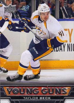 #472 Taylor Beck - Nashville Predators - 2013-14 Upper Deck Hockey