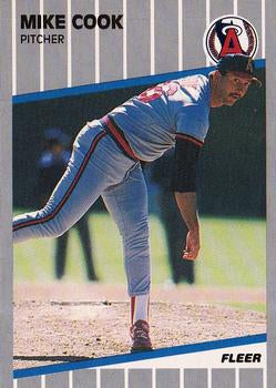 #472 Mike Cook - California Angels - 1989 Fleer Baseball