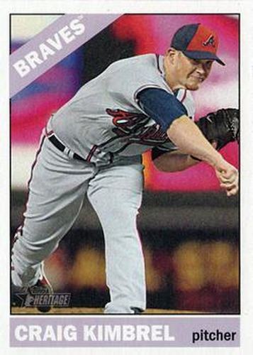 #472b Craig Kimbrel - Atlanta Braves - 2015 Topps Heritage Baseball