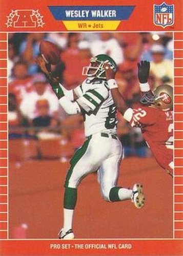 #473 Wesley Walker - New York Jets - 1989 Pro Set Football