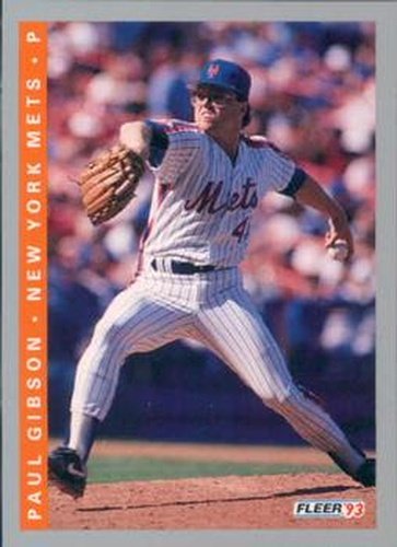 #473 Paul Gibson - New York Mets - 1993 Fleer Baseball