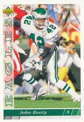 #473 John Booty - Philadelphia Eagles - 1993 Upper Deck Football