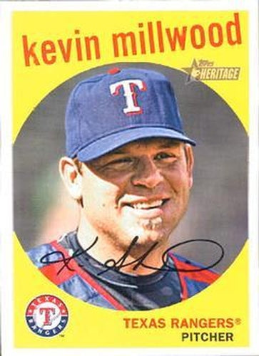 #473 Kevin Millwood - Texas Rangers - 2008 Topps Heritage Baseball