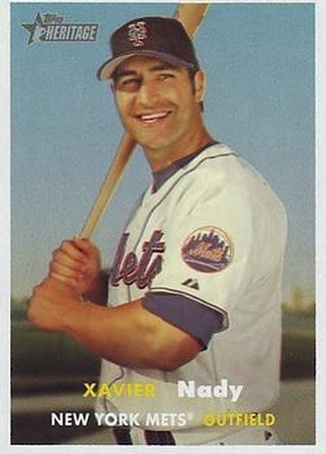 #473 Xavier Nady - New York Mets - 2006 Topps Heritage Baseball