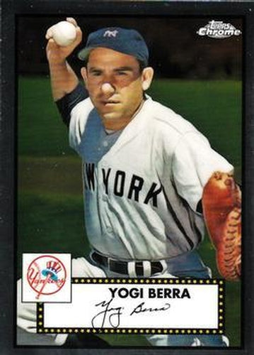 #473 Yogi Berra - New York Yankees - 2021 Topps Chrome Platinum Anniversary Baseball