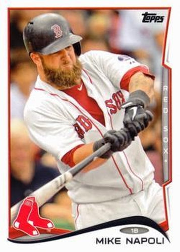 #473b Mike Napoli - Boston Red Sox - 2014 Topps Baseball
