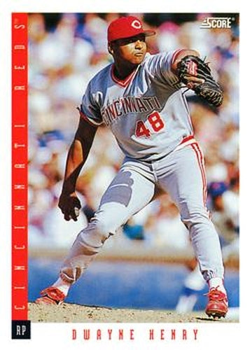 #474 Dwayne Henry - Cincinnati Reds - 1993 Score Baseball
