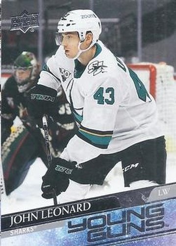 #474 John Leonard - San Jose Sharks - 2020-21 Upper Deck Hockey
