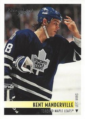 #474 Kent Manderville - Toronto Maple Leafs - 1994-95 Topps Premier Hockey