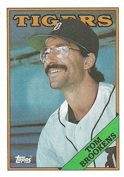 #474 Tom Brookens - Detroit Tigers - 1988 Topps Baseball