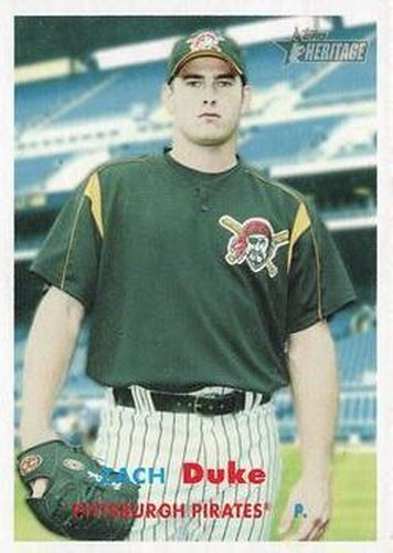 #474 Zach Duke - Pittsburgh Pirates - 2006 Topps Heritage Baseball