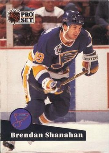 #475 Brendan Shanahan - 1991-92 Pro Set Hockey