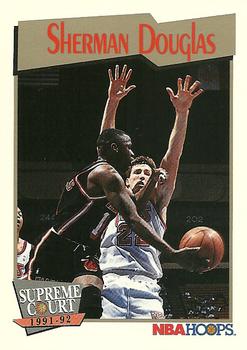 #475 Sherman Douglas - Miami Heat - 1991-92 Hoops Basketball