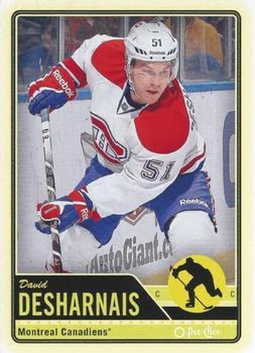 #475 David Desharnais - Montreal Canadiens - 2012-13 O-Pee-Chee Hockey
