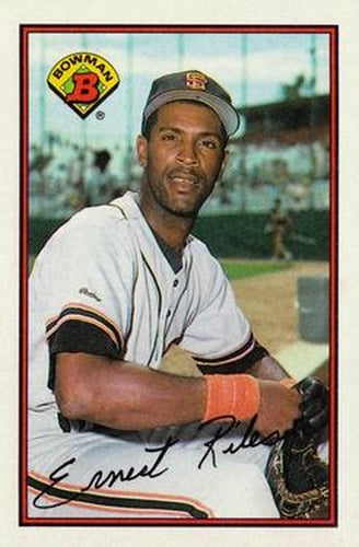#475 Ernie Riles - San Francisco Giants - 1989 Bowman Baseball
