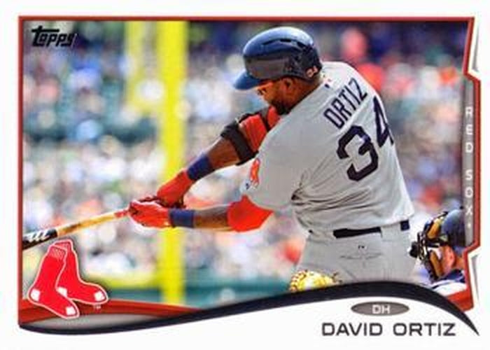 #475d David Ortiz - Boston Red Sox - 2014 Topps Baseball