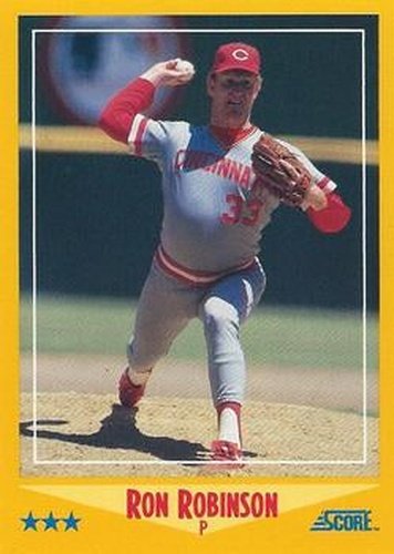 #476 Ron Robinson - Cincinnati Reds - 1988 Score Baseball