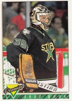 #476 Andy Moog - Dallas Stars - 1993-94 Topps Premier Hockey