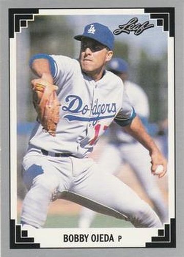 #476 Bobby Ojeda - Los Angeles Dodgers - 1991 Leaf Baseball