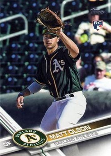 #476 Matt Olson - Oakland Athletics - 2017 Topps Baseball
