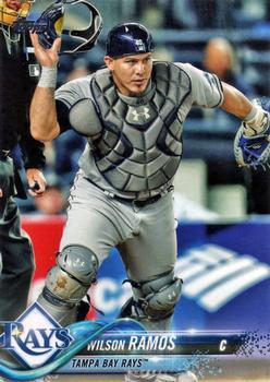 #476 Wilson Ramos - Tampa Bay Rays - 2018 Topps Baseball
