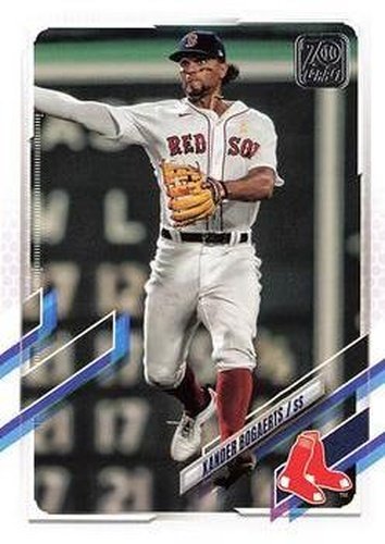 #476 Xander Bogaerts - Boston Red Sox - 2021 Topps Baseball