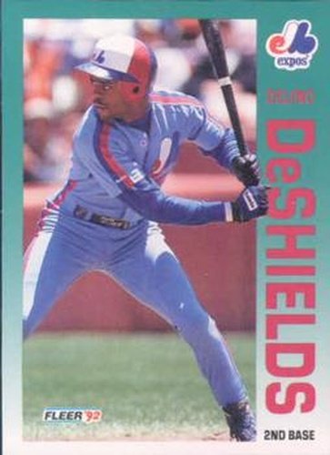 #476 Delino DeShields - Montreal Expos - 1992 Fleer Baseball