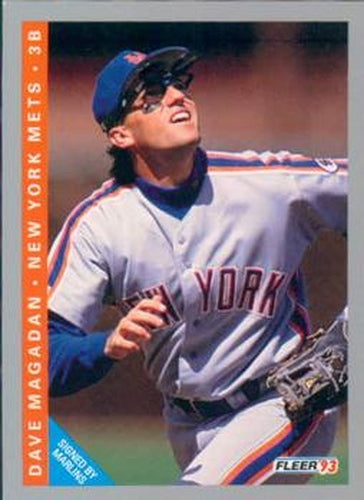 #477 Dave Magadan - Florida Marlins - 1993 Fleer Baseball