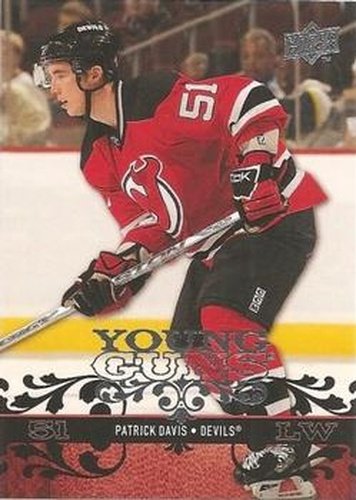 #477 Patrick Davis - New Jersey Devils - 2008-09 Upper Deck Hockey
