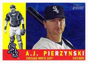 #477 A.J. Pierzynski - Chicago White Sox - 2009 Topps Heritage Baseball