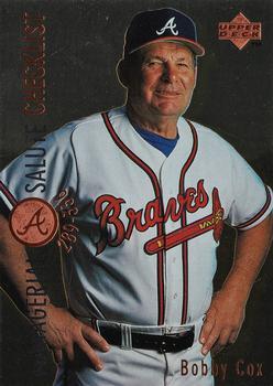 #477 Bobby Cox - Atlanta Braves - 1996 Upper Deck Baseball
