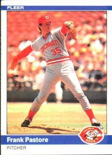 #477 Frank Pastore - Cincinnati Reds - 1984 Fleer Baseball