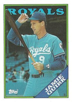 #477 Jamie Quirk - Kansas City Royals - 1988 Topps Baseball