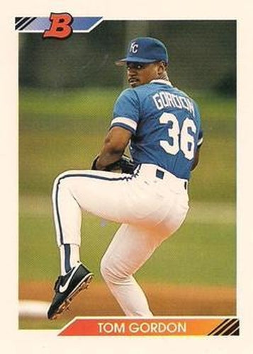 #477 Tom Gordon - Kansas City Royals - 1992 Bowman Baseball