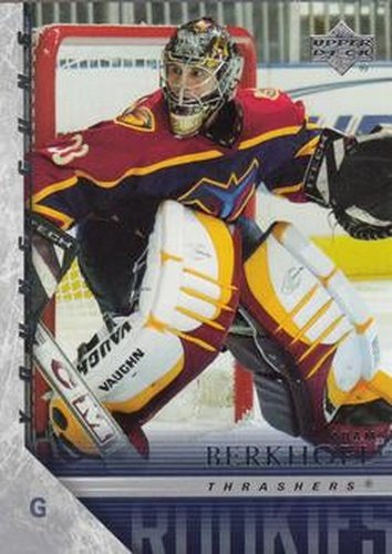 #477 Adam Berkhoel - Atlanta Thrashers - 2005-06 Upper Deck Hockey