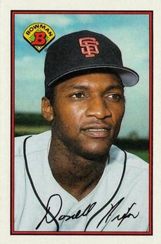 #477 Donell Nixon - San Francisco Giants - 1989 Bowman Baseball